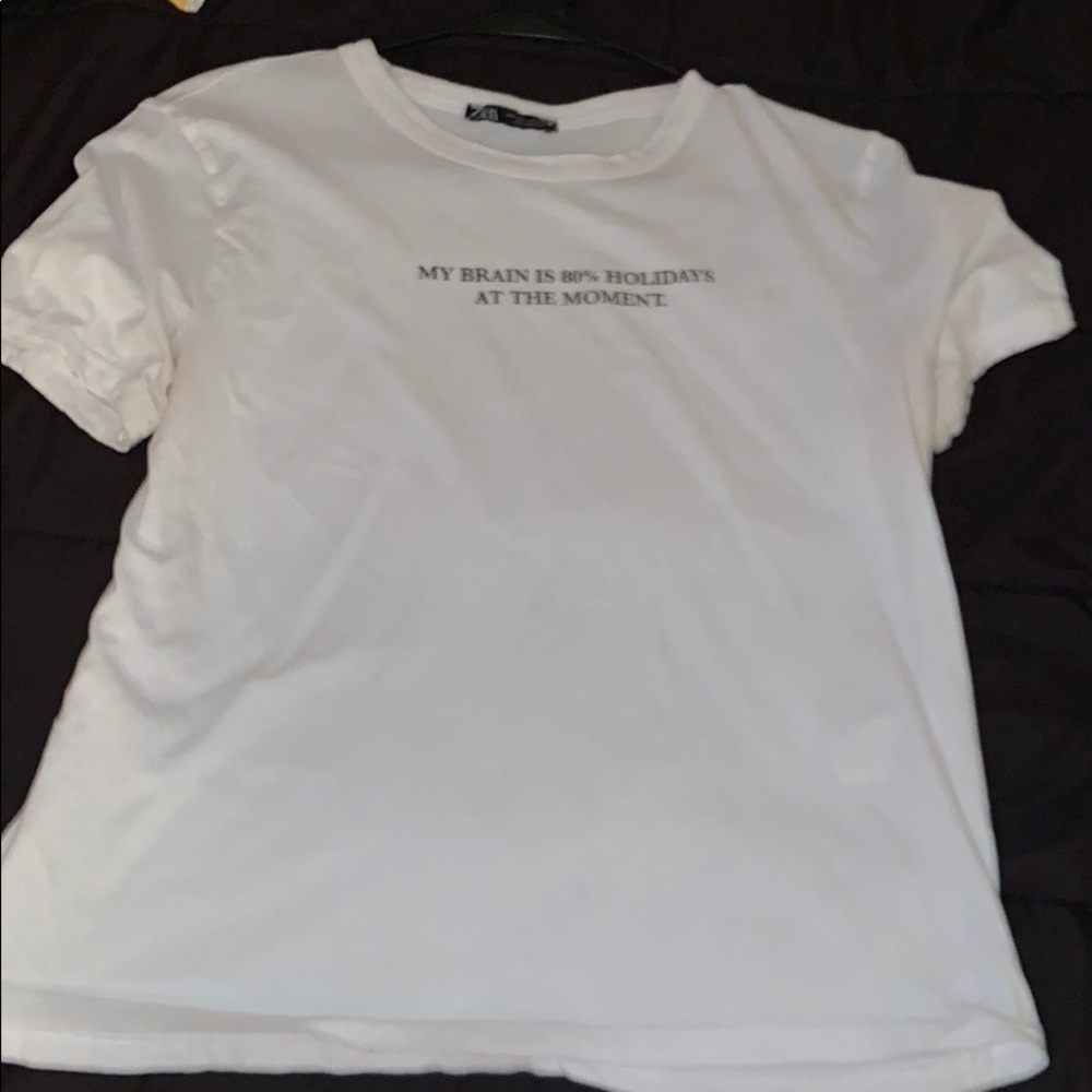 A white shirt from zara. Never worn.